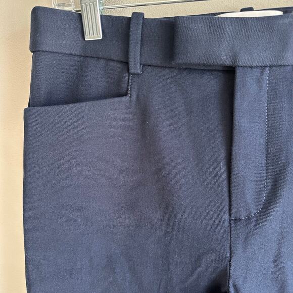 Banana Republic Mid Rise Straight Sloan Pant Navy Blue 8 754557 - Picture 3 of 11